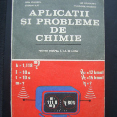 APLICATII SI PROBLEME DE CHIMIE,TREAPTA A II A DE LICEU,IONESCU,COJOCARU