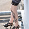 F127 Ciorapi trei sferturi cu tatuaj