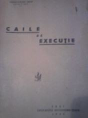 C SION Caile de executie foto