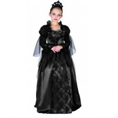 CLD7-1 Costum Halloween copii - Regina neagra foto