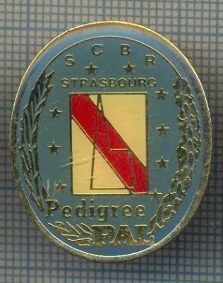 902 NEW INSIGNA -CANINA -PEDIGREE PAL -STRASBOURG - S C B R -starea care se vede foto