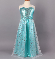 CLD19-24 Costum de printesa Elsa Frozen foto