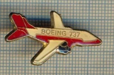 918 NEW INSIGNA - AVIATIE -BOEING 737 -starea care se vede foto