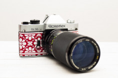 Rolleiflex SL35 - aparat foto SLR vechi functional pe film 35mm + obiectiv zoom foto