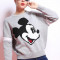 BL263-18 Bluza casual cu model Mickey Mouse