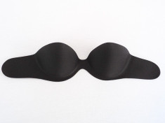 BRA77-1 Sutien invizibil cu push-up si prinderi cu silicon pe lateral foto