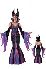 T414 Costum Halloween Vrajitoare - Maleficent foto