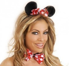 TOY23 Accesorii Mickey Mouse - urechi si papion cu buline foto