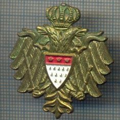 901 NEW INSIGNA -PAJURA CU DOUA CAPETE-HERALDICA INTERESANTA-starea care se vede