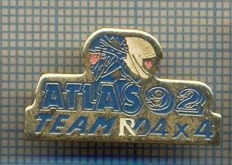 944 NEW INSIGNA - AUTOMOBILISTICA - ATLAS 92 TEAM RD 4X4 -starea care se vede foto