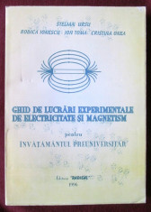 Ghid de lucrari experimentale de electricitate si magnetism, S. Ursu s.a., 1996 foto