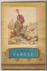 (C6523) LA FONTAINE - FABULE, VERSIUNEA ROMANEASCA DE TUDOR ARGHEZI