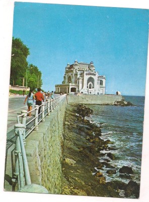 % carte postala(marca fixa)-CONSTANTA-Cazinoul foto