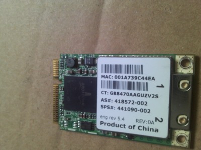 placuta wifi HP Compaq F500, F700, G6000 v6000 v6500 foto