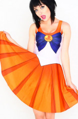 G332-19 Rochie cu model Sailor Moon foto