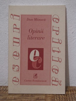 OPINII LITERARE -DAN MANUCA foto