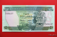 INSULELE SOLOMON - 2 Dollars ND ( 1986 ) - UNC foto