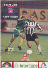 Program meci fotbal ASTRA PLOIESTI - FCM BACAU (2001) foto