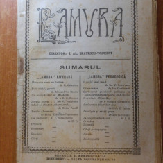 revista lamura septembrie 1921-director ion alexandru bratescu-voinesti