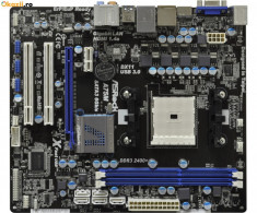 Kit SATA3 4USB 3 QUAD CORE ASRock A75M +AMD Llano Vision A6-3670k 2.7GHzz Gaming foto