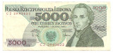 POLONIA 5000 Zloti 1988 VF