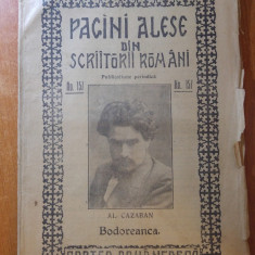 revista "pagini alese din scriitorii romani" mai 1924