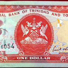 Bancnota exotica 1 DOLAR - TRINIDAD TOBAGO, 2002 * Cod 767 = UNC