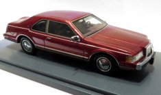 NEO Models Lincoln MK VII LSC coupe rosu burgundy 1:43 foto