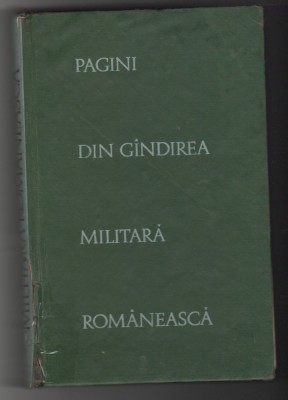 (C6492) PAGINI DIN GANDIREA MILITARA ROMANEASCA foto