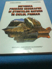 METODICA PREDARII GEOGRAFIEI SI STIINTELOR NATURII IN CICLUL PRIMAR foto