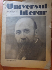 revista universul literar 22 ianuarie 1928 -foto si articol despre nicolae iorga foto