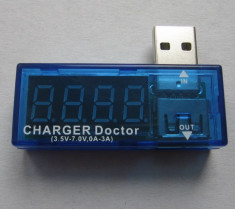 Tester incarcare USB, Charger Doctor foto