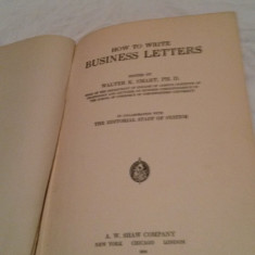 How to write business letters