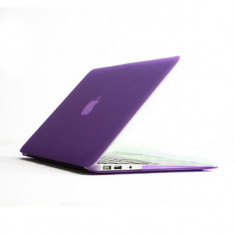 Carcasa protectie slim din plastic pentru MacBook Air 13.3&amp;quot; - mov foto