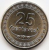 Timorul de Est (Timor) 25 Centavos 2013 - 21.3 mm, KM-4 aUNC foto