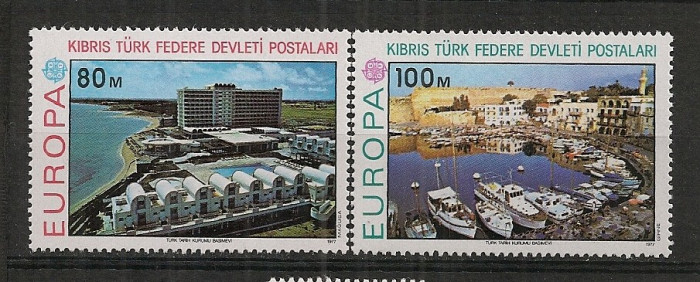 Cipru Turcesc.1977 EUROPA-Vederi MC.380