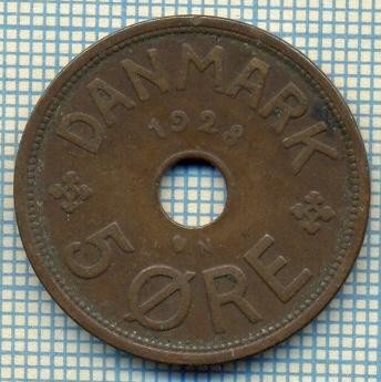 6664 MONEDA - DANEMARCA (DANMARK) - 5 ORE - ANUL 1928 -starea care se vede foto