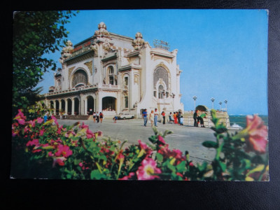 SEPT15-Vedere/Carte postala-Constanta-Restaurantul Cazino-circulata foto