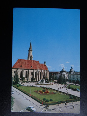 SEPT15-Vedere/Carte postala-Cluj-Piata Libertatii-necirculata foto