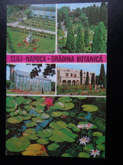 SEPT15-Vedere/Carte postala-Cluj-Napoca-Gradina Botanica-circulata foto