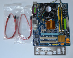 KIT LGA 775 Gigabyte Ga-G31M-ES2C + Core2Duo E8400 3Ghz +Cooler + Ram 2GB DDR2 foto