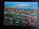 SEPT15-Vedere/Carte postala-Costinesti-Camping-circulata, Printata