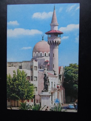 SEPT15-Vedere/Carte postala-Constanta-Moscheea-circulata foto