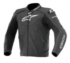 Geaca piele Alpinestars Celer, negru foto