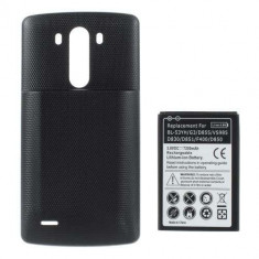 Acumulator De Putere LG G3 D850 D855 7200mAh Cu Capac Baterie Spate Negru foto