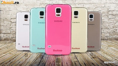 Husa Samsung Galaxy S5 TPU 0.3mm + Folie by Yoobao Originala Blue foto