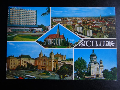 SEPT15-Vedere/Carte postala-Cluj--circulata foto