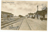 3166 - GIURGIU, harbor Ramadam, railway, carriage - old postcard - used - 1931, Circulata, Printata