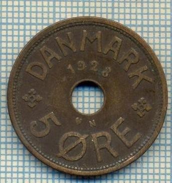 6671 MONEDA - DANEMARCA (DANMARK) - 5 ORE - ANUL 1928 -starea care se vede foto