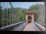 SEPT15-Vedere/Carte postala-Craiova-Podul suspendat din Parcul poporului, Necirculata, Printata